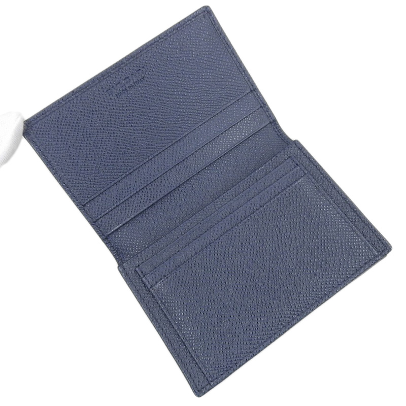 http://ブルガリ%20BVLGARI%20名刺入れ%20カードケース%20レザー%20ネイビー%20美品%20BV0363