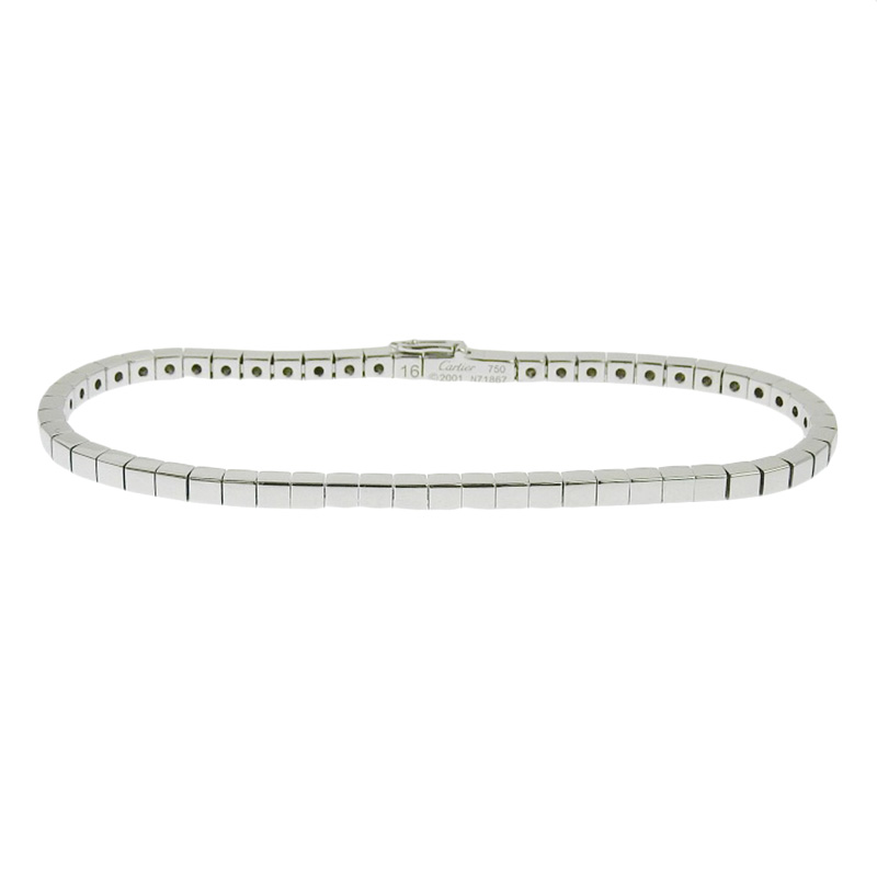 http://カルティエ%20CARTIER%20ラニエール%20ブレスレット%20K18WG%20#16%20中古%20CA0464