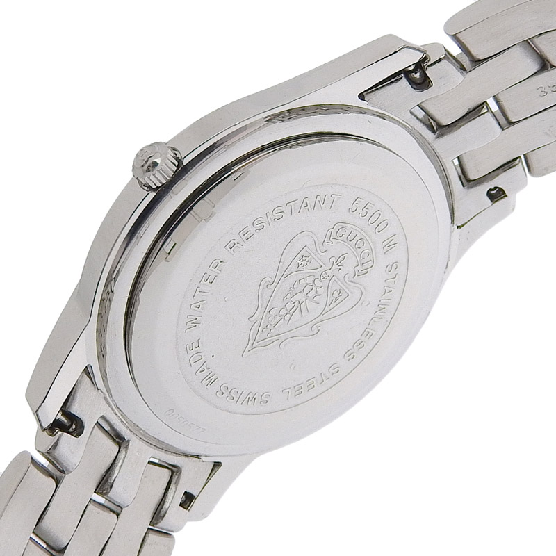http://グッチ%20GUCCI%205500M%20メンズ%20クォーツ%20腕時計%20SS%20シルバー文字盤%20中古%20GU0601