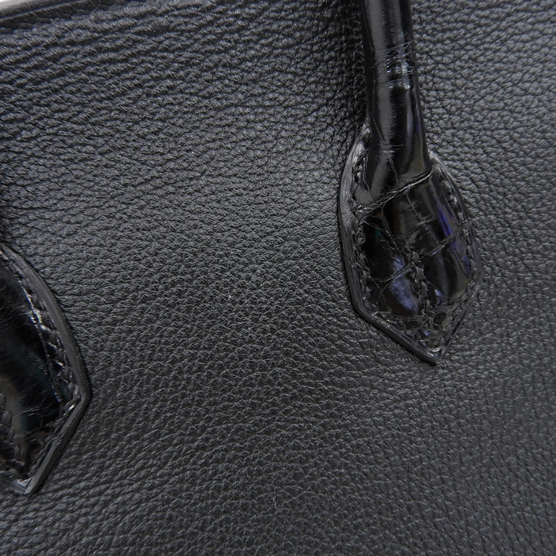 http://エルメス%20HERMES%20バーキンタッチ25%20ハンドバッグ%20ニロティカス%20ノワール%20GP金具%20C刻印%202018年%20中古%20HE0962