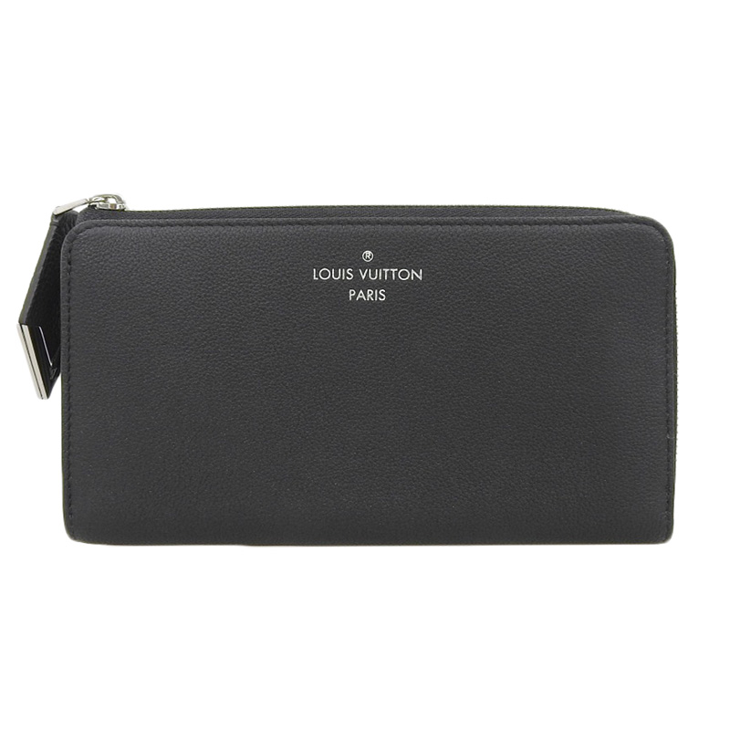 ルイヴィトン LOUIS VUITTON ポルトフォイユ・コメット L字ファスナー 長財布 レザー ノワール M60146 中古 LV1607