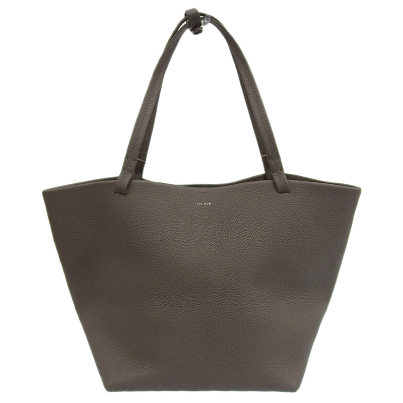 ザ・ロウ THE ROW パークトート スリー トートバッグ レザー グレージュ W1272 L133 中古 OB2029