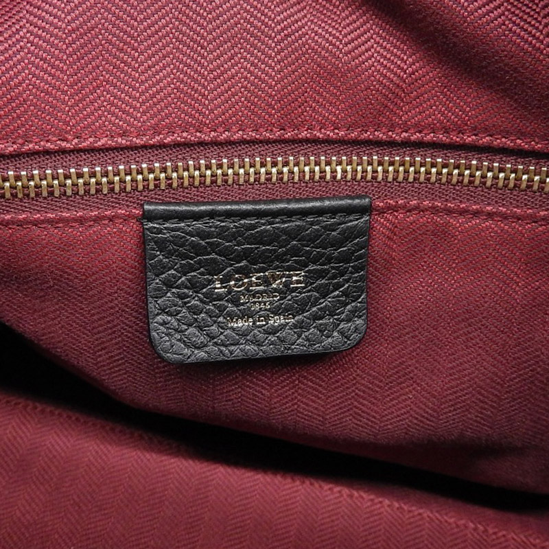 http://ロエベ%20LOEWE%20フスタ25%20アナグラム%202WAYバッグ%20ハンドバッグ%20ショルダーバッグ%20レザー%20ブラック%20美品%20OB2037