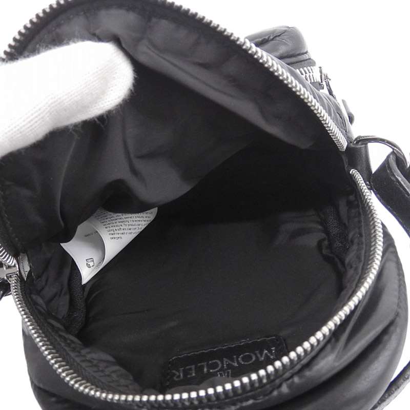 http://モンクレール%20MONCLER%202WAYバッグ%20ショルダーバッグ%20ハンドバッグ%20ナイロン/レザー%20ブラック%205L00024%20中古%20OB2042