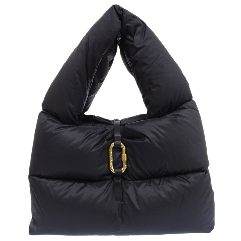 モンクレール MONCLER ハンドバッグ ナイロン ブラック 中古 OB2054