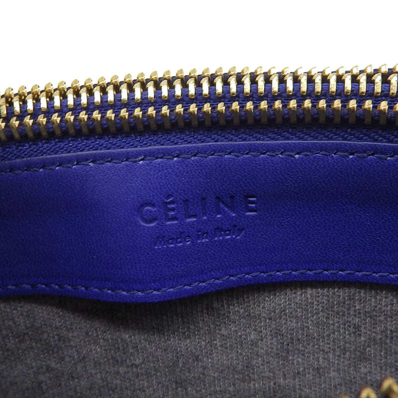http://セリーヌ%20CELINE%20トリオ%20スモール%20ショルダーバッグ%20レザー%20ブルー%20中古%20OB2061