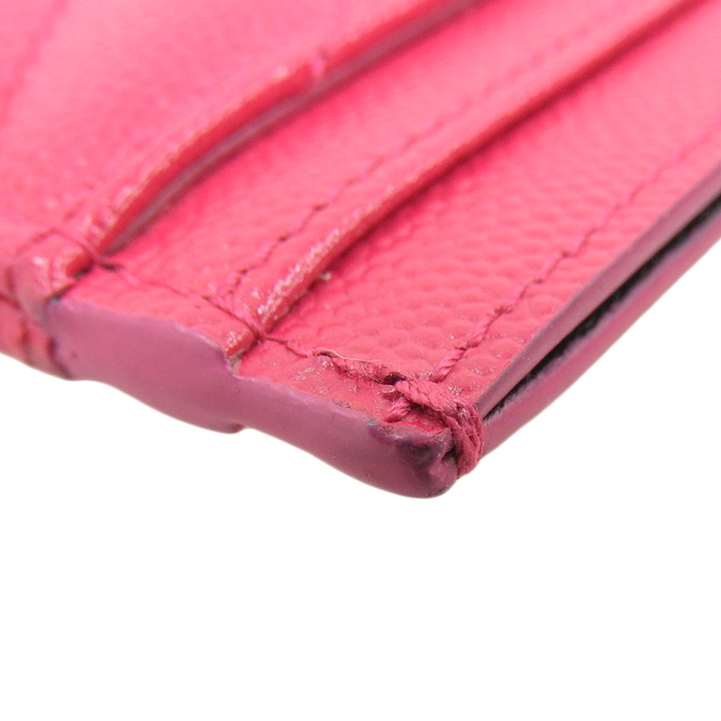 http://サンローラン%20SAINT%20LAURENT%20カードケース%20名刺入れ%20レザー%20ピンク%20中古%20OBB0563