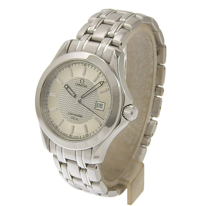 http://オメガ%20OMEGA%20シーマスター%20メンズ%20クォーツ%20腕時計%20SS%20シルバー文字盤%202501.31%20中古%20OW0441