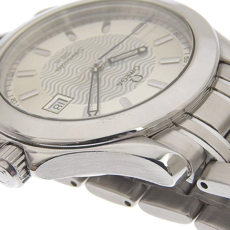http://オメガ%20OMEGA%20シーマスター%20メンズ%20クォーツ%20腕時計%20SS%20シルバー文字盤%202501.31%20中古%20OW0441