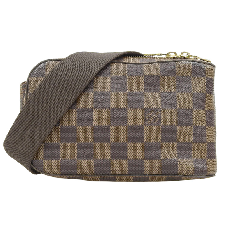 ルイヴィトン LOUIS VUITTON ダミエ ジェロニモス ボディバッグ ウエストバッグ N51994 中古 LV1629
