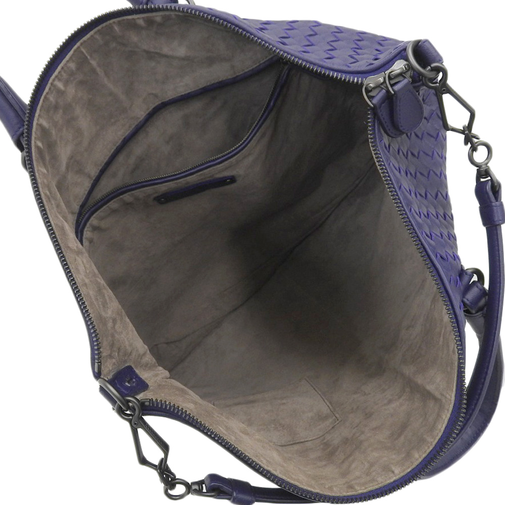 http://ボッテガヴェネタ%20BOTTEGA%20VENETA%202WAYバッグ%20トートバッグ%20ショルダーバッグ%20イントレチャート%20レザー%20ネイビー%20中古%20OB2050