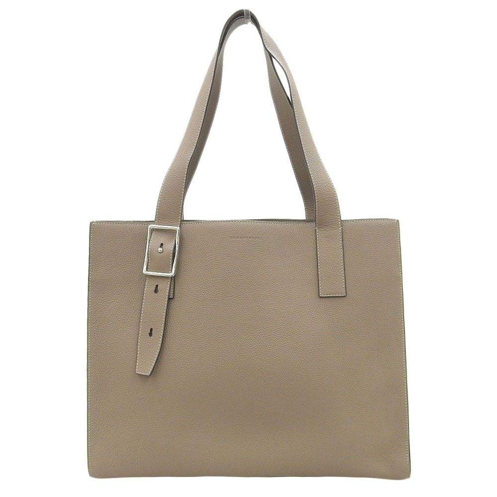 ボナベンチュラ BONAVENTURA ニコラ トートバッグ レザー エトゥープ 中古 OB2051