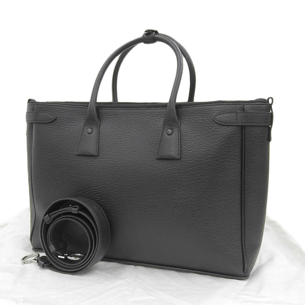 http://メゾンマルジェラ%20Maison%20Margiela%205AC%202WAYバッグ%20トートバッグ%20ショルダーバッグ%20レザー%20ブラック%20SB1WD0001%20中古%20OB2062