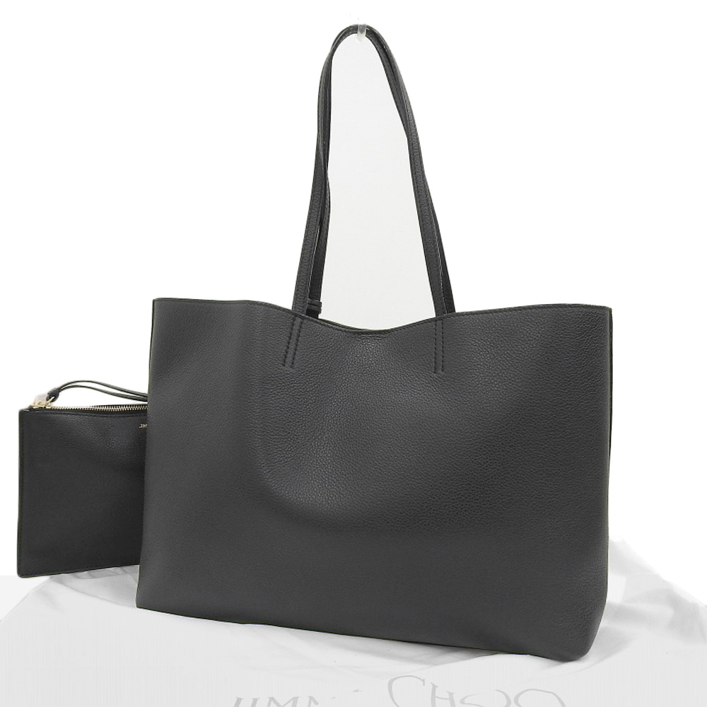 http://ジミーチュウ%20JIMMY%20CHOO%20トートバッグ%20レザー%20ブラック%20中古%20OB2071