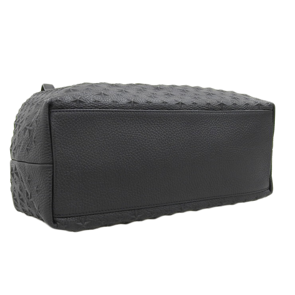http://ジミーチュウ%20JIMMY%20CHOO%20トートバッグ%20スターエンボス%20レザー%20ブラック%20中古%20OB2079