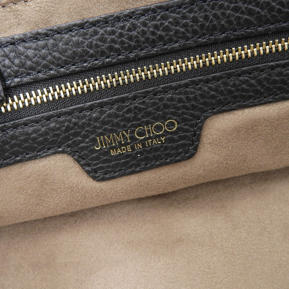 http://ジミーチュウ%20JIMMY%20CHOO%20トートバッグ%20スターエンボス%20レザー%20ブラック%20中古%20OB2079