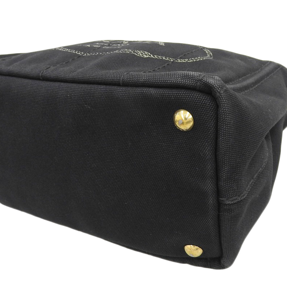 http://プラダ%20PRADA%20カナパ%202WAYバッグ%20ハンドバッグ%20トートバッグ%20ショルダーバッグ%20キャンバス%20ブラック%20中古%20OB2082