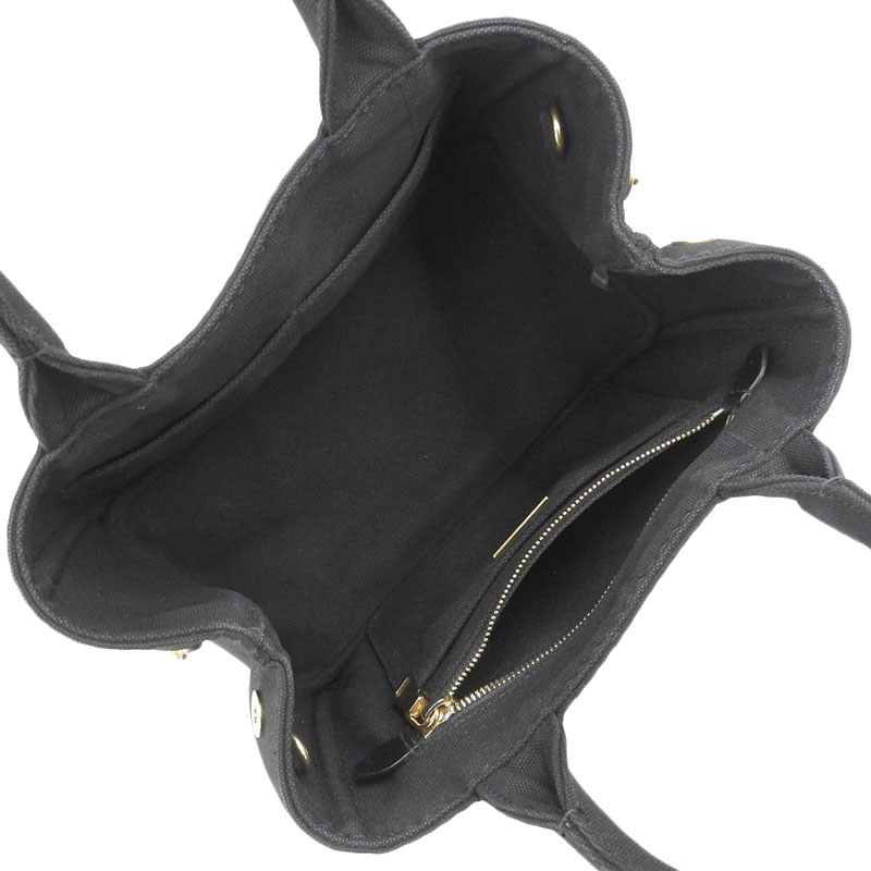 http://プラダ%20PRADA%20カナパ%202WAYバッグ%20トートバッグ%20ハンドバッグ%20ショルダーバッグ%20キャンバス%20ブラック%201BG439%20中古%20OB2129