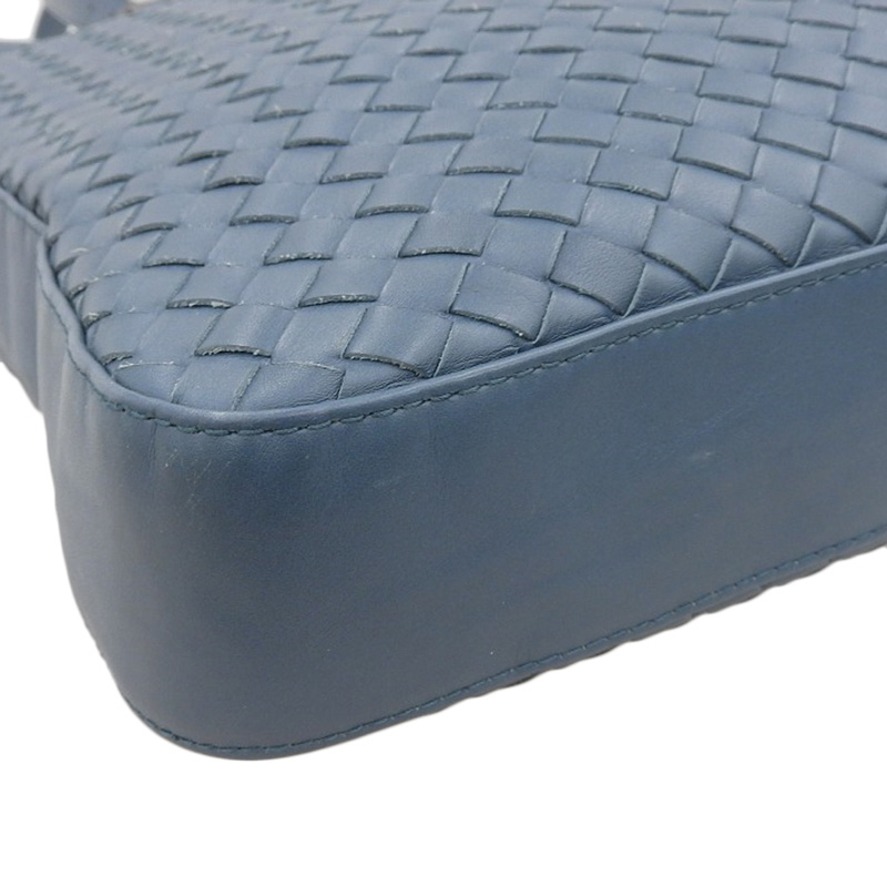 http://ボッテガヴェネタ%20BOTTEGA%20VENETA%20イントレチャート%20トートバッグ%20レザー%20ブルー%20中古%20OB2137