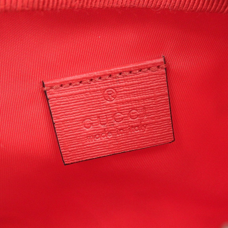 http://グッチ%20GUCCI%20チルドレンズ%20ヒグチユウコ%20ボディバッグ%20ウエストバッグ%20PVC%20レッド%20502095%20美品%20GU0611