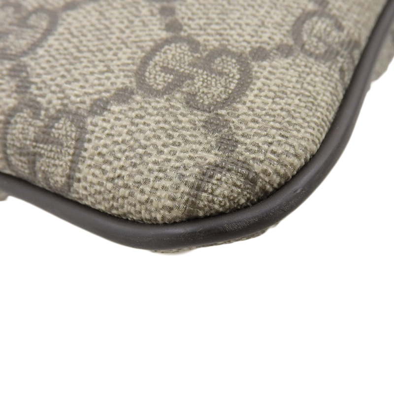 http://グッチ%20GUCCI%20GGスプリーム%20ショルダーバッグ%20斜め掛けショルダー%20PVC/レザー%20ベージュ/ブラウン%20201538%20中古%20GU0618