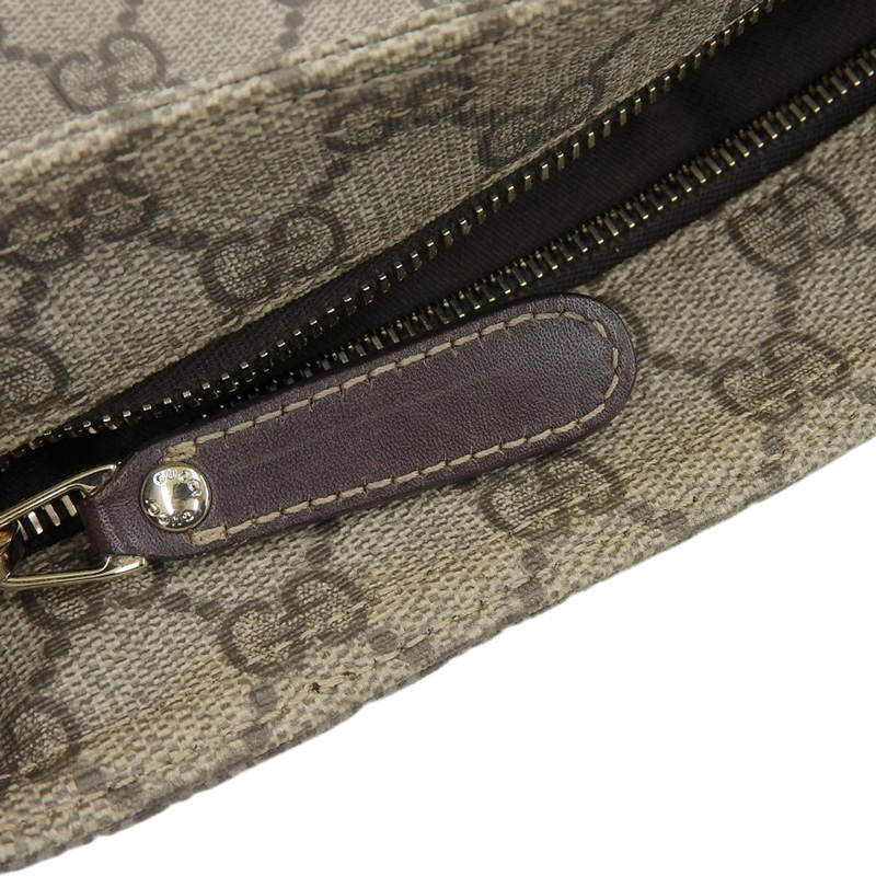 http://グッチ%20GUCCI%20GGスプリーム%20ショルダーバッグ%20斜め掛けショルダー%20PVC/レザー%20ベージュ/ブラウン%20201538%20中古%20GU0618