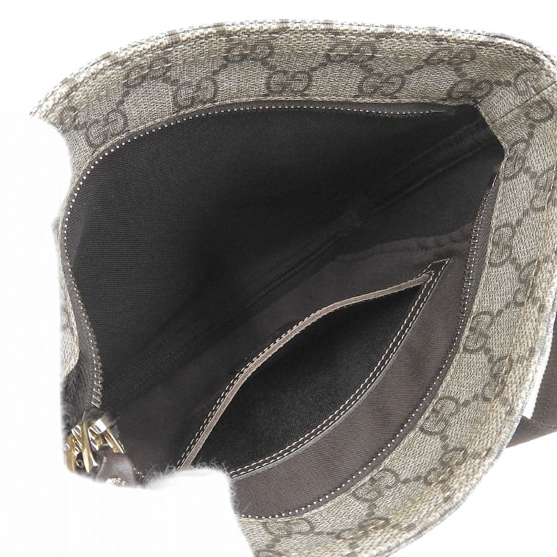 http://グッチ%20GUCCI%20GGスプリーム%20ショルダーバッグ%20斜め掛けショルダー%20PVC/レザー%20ベージュ/ブラウン%20201538%20中古%20GU0618