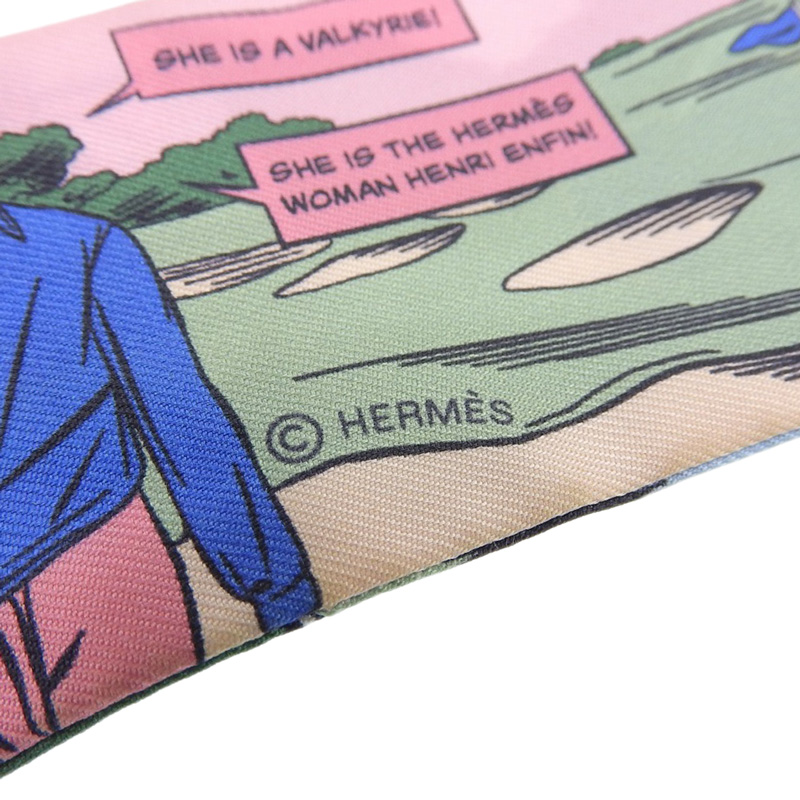 http://エルメス%20HERMES%20ツイリー%20スカーフ%20シルク%20ピンク%20中古%20HE0974