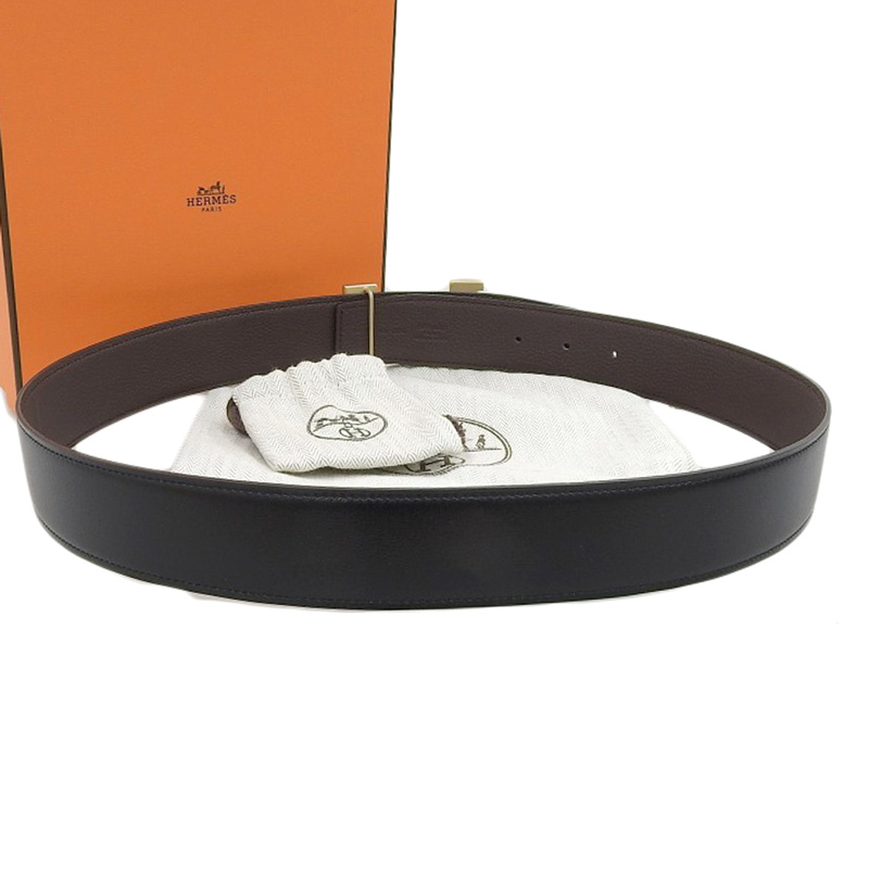 http://エルメス%20HERMES%20コンスタンス%20Hベルト%20レザー%20ブラック/ブラウン%20ゴールド金具%20U刻印%202022年%20美品%20HE0976