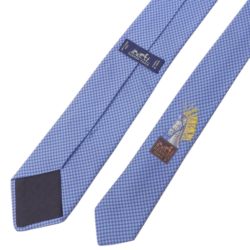 http://エルメス%20HERMES%20ネクタイ%20シルク%20ブルー%20美品%20HE1105