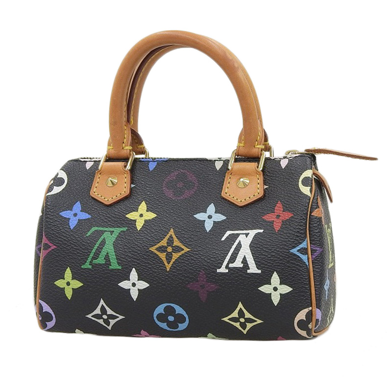 http://ルイヴィトン%20LOUIS%20VUITTON%20モノグラム%20マルチカラー%20ミニスピーディ%20ハンドバッグ%20ノワール%20M92644%20中古%20LV1625