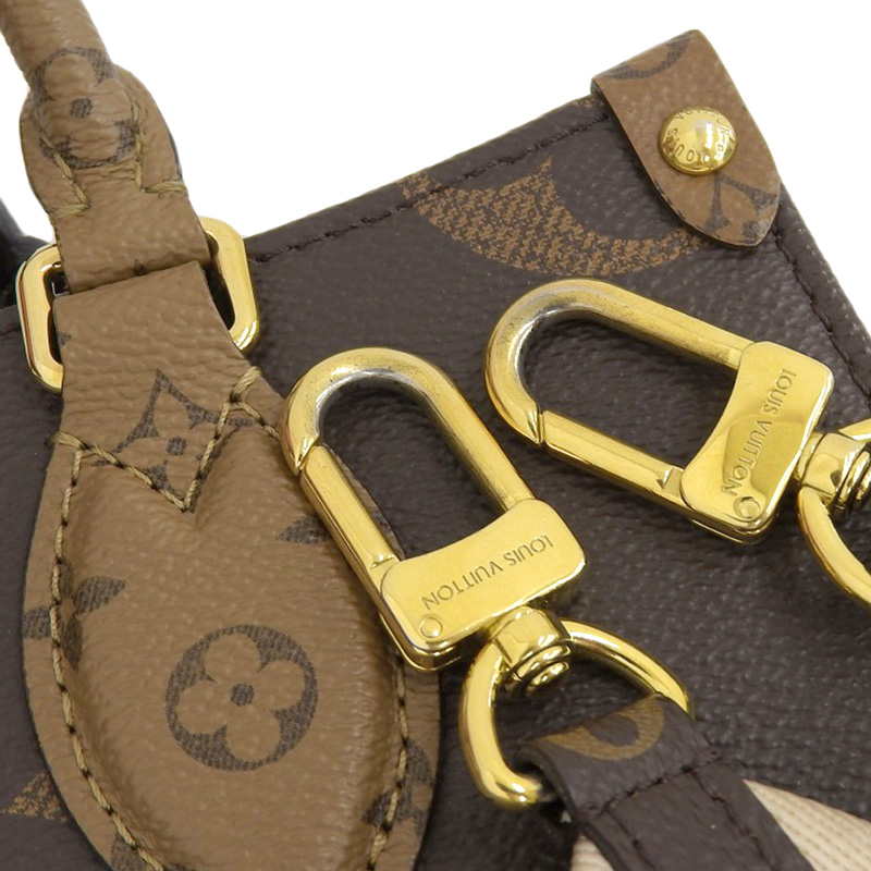 http://ルイヴィトン%20LOUIS%20VUITTON%20モノグラム%20ジャイアントリバース%20オンザゴーPM%202WAY%20ハンド%20ショルダーバッグ%20M46373%20中古%20LV1627
