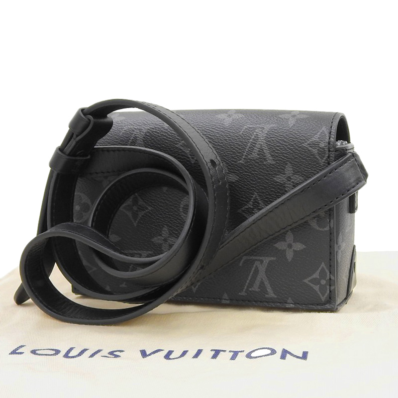 http://ルイヴィトン%20LOUIS%20VUITTON%20モノグラム%20エクリプス%20スティーマー%20ウェアラブル%20ウォレット%20ショルダーバッグ%20M81783%20中古%20LV1634