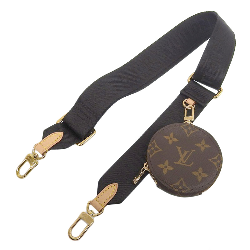 ルイヴィトン LOUIS VUITTON モノグラム ショルダーストラップ ナイロン ノワール J02487 中古 LV1655