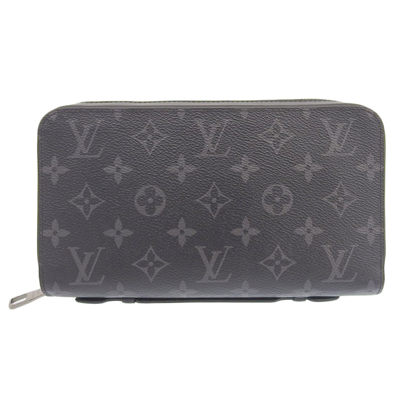 ルイヴィトン LOUIS VUITTON モノグラム・エクリプス ジッピーXL 長財布 ラウンドファスナー M61698 中古 LV1657