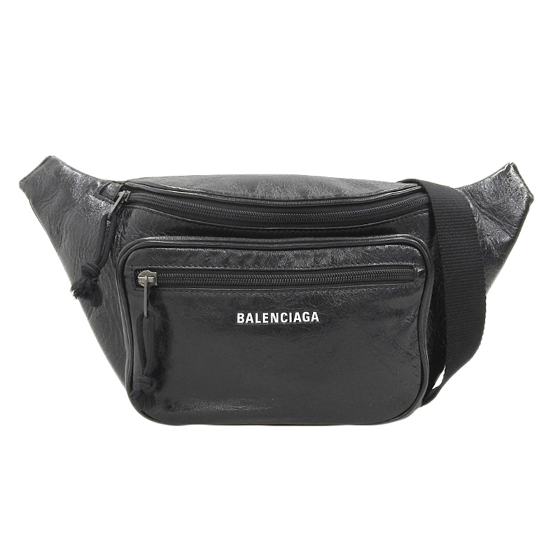 http://バレンシアガ%20BALENCIAGA%20エクスプローラー%20ベルトバッグ%20ボディバッグ%20ウエストバッグ%20レザー%20ブラック%20529550%20中古%20OB2063
