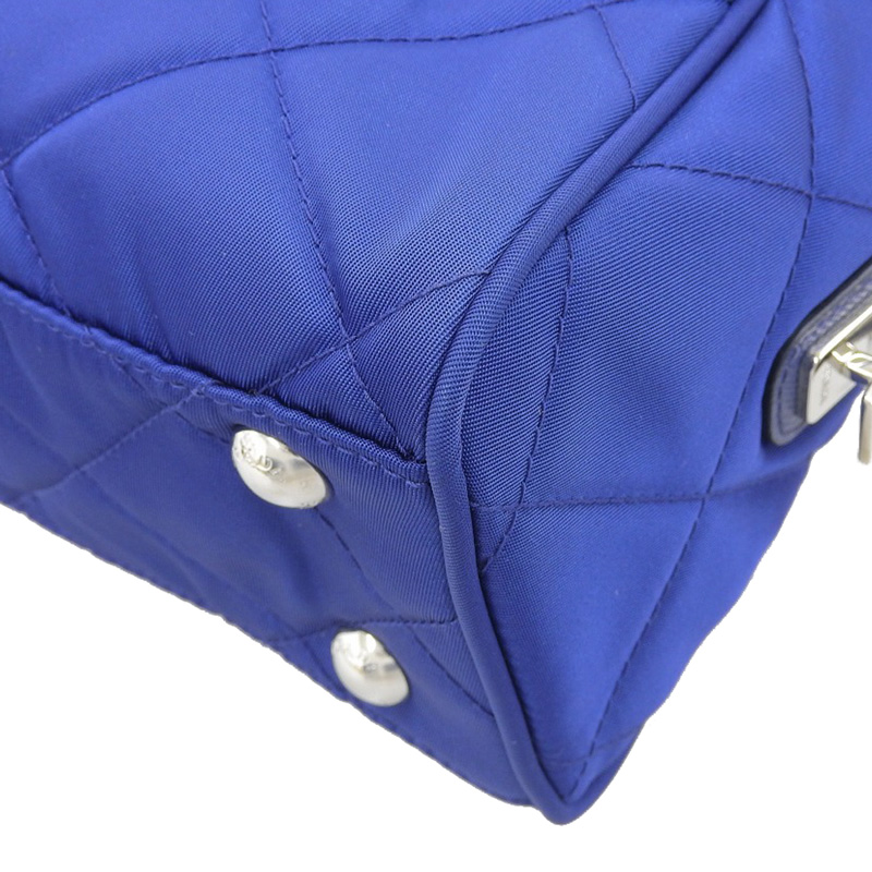 http://プラダ%20PRADA%20ショルダーバッグ%20チェーンショルダー%20テスートインプントゥ%20ナイロン%20レザー%20ブルー%201BB072%20中古%20OB2093
