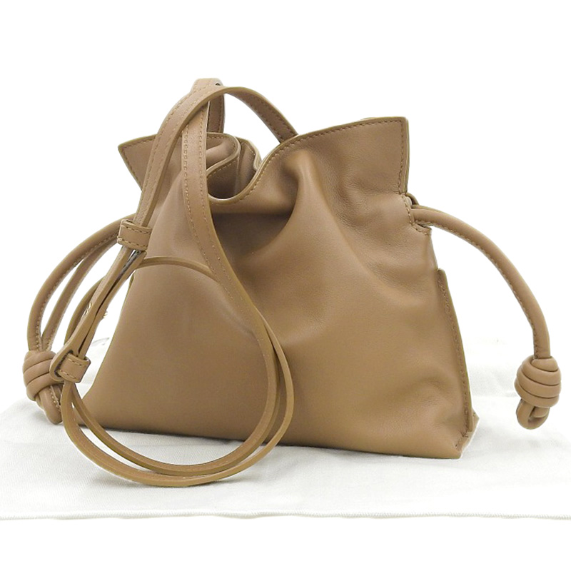 http://ロエベ%20LOEWE%20フラメンコクラッチミニ%202WAY%20ショルダーバッグ%20クラッチ%20レザー%20ブラウン%20中古%20OB2114
