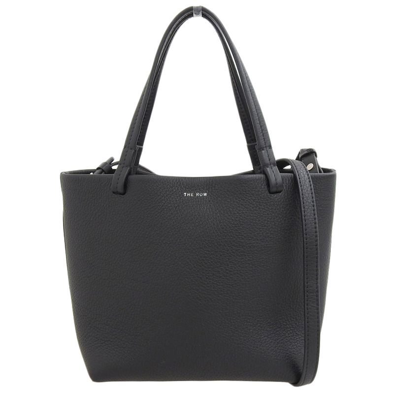 http://ザ・ロウ%20THE%20ROW%20パークトート%20スモール%202WAYバッグ%20ハンドバッグ%20ショルダーバッグ%20レザー%20ブラック%20W1199%20L129%20中古%20OB2116
