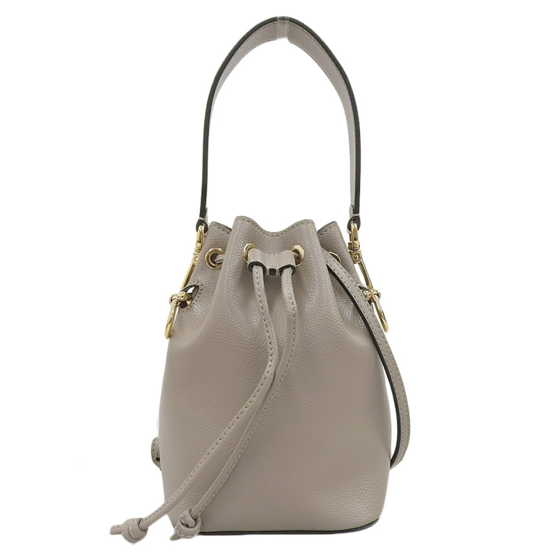 http://フェンディ%20FENDI%20モントレゾール%20ミニ%202WAYバッグ%20ハンドバッグ%20ショルダーバッグ%20レザー%20グレージュ%208BS010%20中古%20OB2163