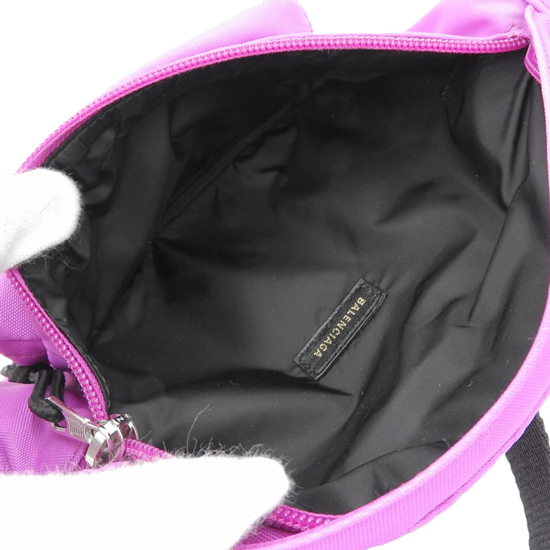 http://バレンシアガ%20BALENCIAGA%20ボディバッグ%20ベルトバッグ%20ウエストバッグ%20ナイロン%20パープル%20569978%20中古%20OB2170
