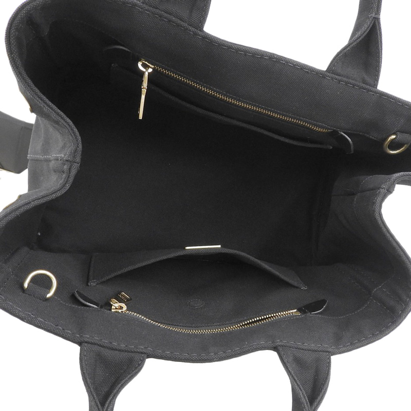 http://プラダ%20PRADA%20カナパ%202WAY%20ハンドバッグ%20ショルダーバッグ%20キャンバス%20ブラック%20中古%20OB2173
