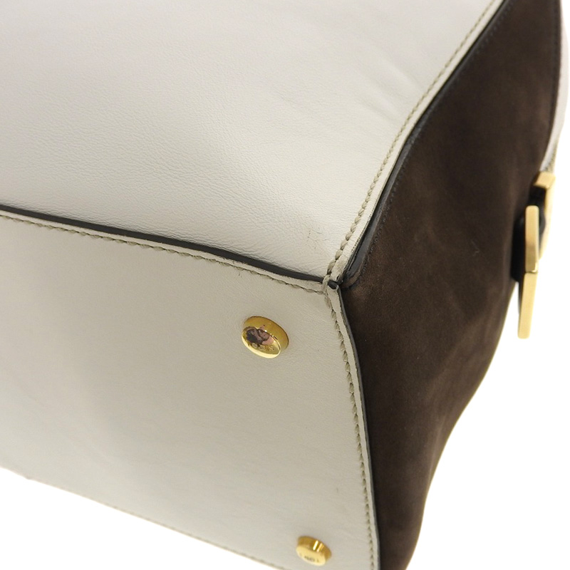 http://トッズ%20TOD'S%20Dキューブ%202WAYバッグ%20ハンドバッグ%20ショルダーバッグ%20レザー%20ホワイト/ブラウン/ブラック%20中古%20OB2197