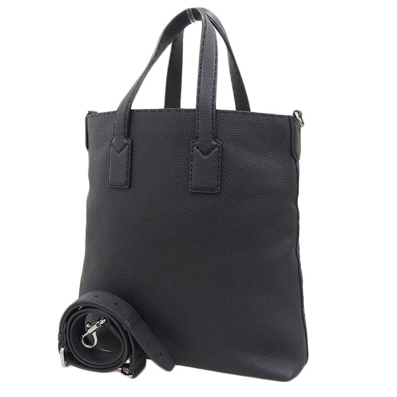 http://フェンディ%20FENDI%20セレリア%202WAYバッグ%20トートバッグ%20ショルダーバッグ%20レザー%20ブラック%207VA377%20中古%20OB2206