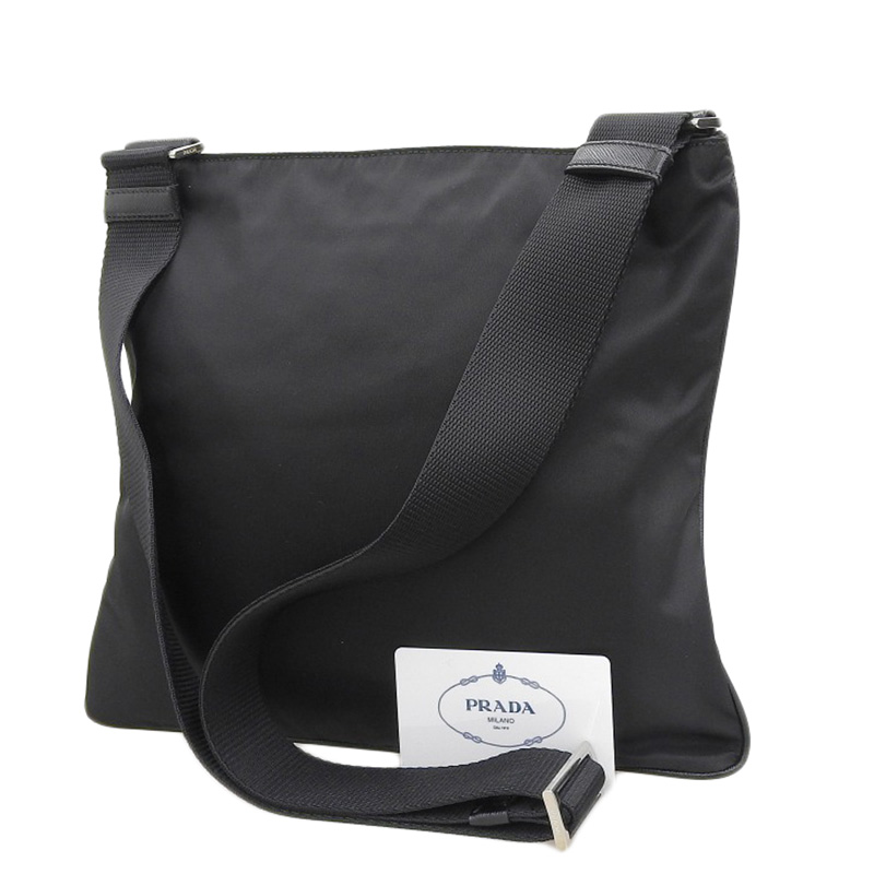 http://プラダ%20PRADA%20ショルダーバッグ%20斜め掛けショルダー%20テスート%20ナイロン/レザー%20ブラック%20VA0053%20中古%20OB2209