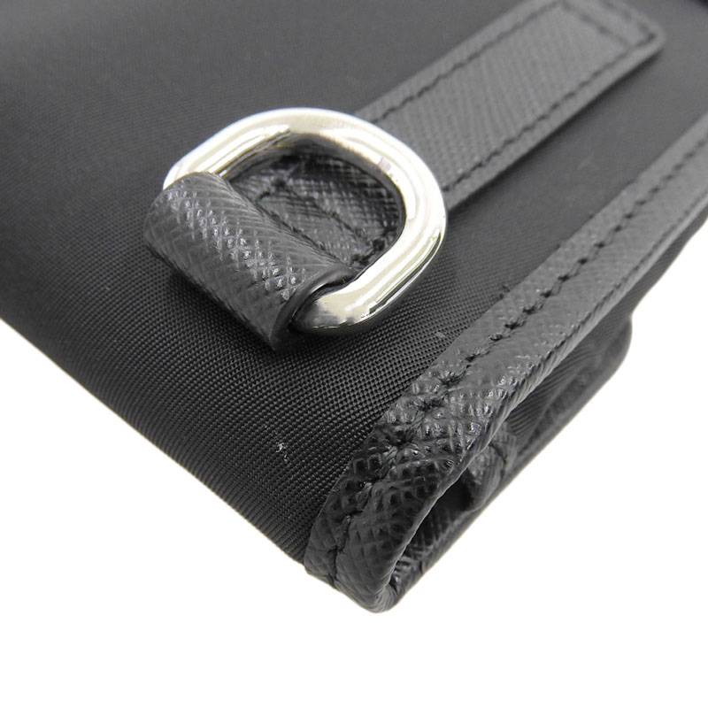 http://プラダ%20PRADA%20フォンショルダー%20スマホケース%20ショルダーバッグ%20Re-Nylon/サフィアーノ%20ブラック%202ZH109%20中古%20OB2213