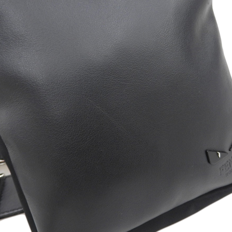 http://フェンディ%20FENDI%20ボディバッグ%20ショルダーバッグ%20ナイロン/レザー%20ブラック%207VZ033%20中古%20OB2216