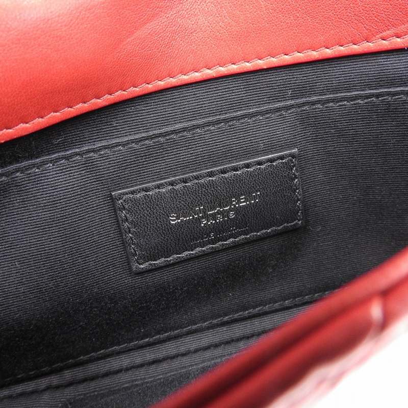 http://サンローラン%20SAINT%20LAURENT%20ショルダーバッグ%20レザー%20レッド%20中古%20OB2218