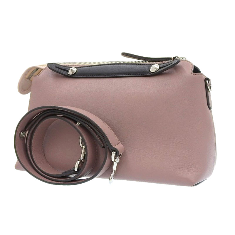 http://フェンディ%20FENDI%20バイザウェイ%20ミディアム%202WAYバッグ%20ショルダーバッグ%20ハンドバッグ%20レザー%20ピンク/ブラウン%208BL124%20中古%20OB2224
