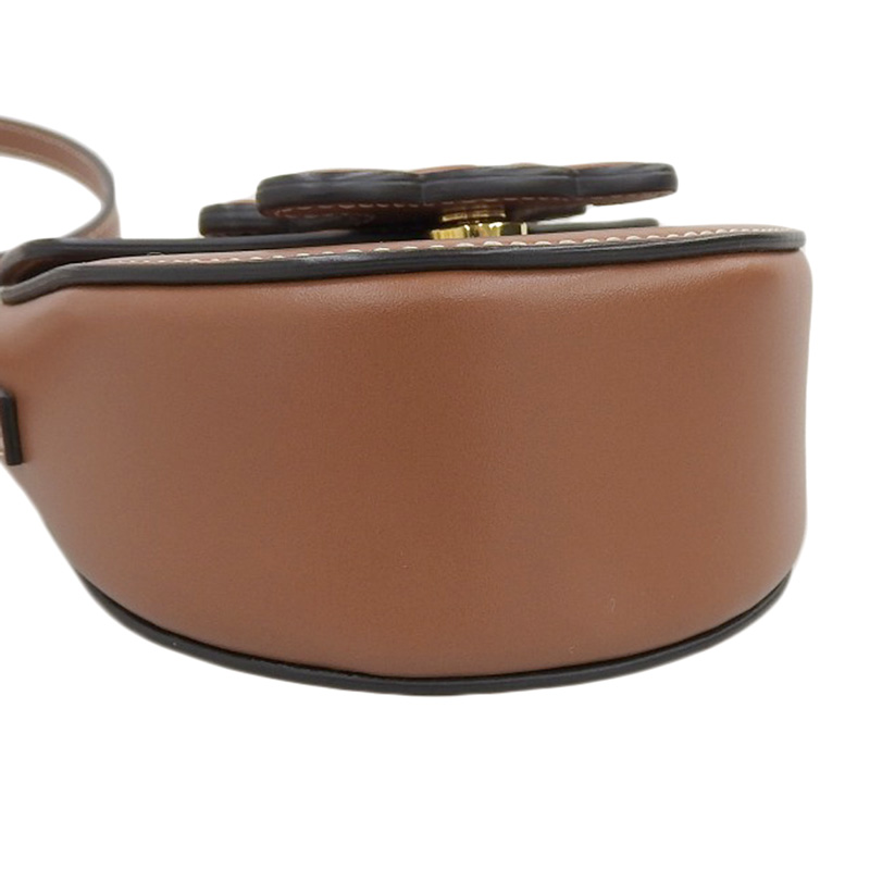 http://セリーヌ%20CELINE%20ミニブザス%20キュイル%20トリオンフ%20ショルダーバッグ%20レザー%20タン%20美品%20OB2225